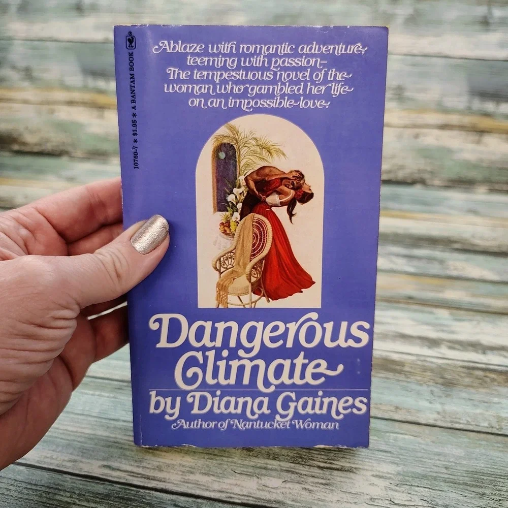 Dangerous Climate by Diana Gaines‎ Vtg 1977 Revised Bantam Paperback Romance